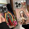Virgen Mary Virgin De Guadalupe Soft Phone Case For Xiaomi Poco X7 X8 Pro Max X6 X5 X3 F8 Ultra F7 M8 M7 M5S Redmi 15C 15A 15 14