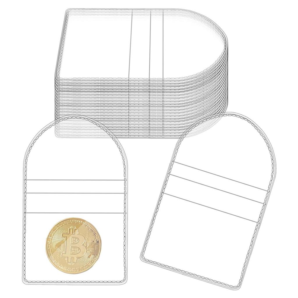 Transparent Pvc Coin Collection Bag With Sealed Closure For Collectors And Storage