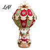 Holiday Handmade Gift Sets DIY Christmas Hot Air Balloon Hanging Ornament Kit 3D Fabric Craft Festive Home Decor Ornaments Project with Santa