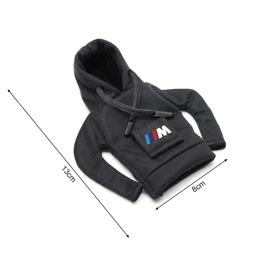 LLYEG1 Car Sticker 1pc Hoodie Handle Creative Car gear lever hoodie Shift Lever Cover Funny For BMW M E70 F32 X6 Auto Interior Accessor