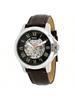 Fossil Men's Automatic Mechanical Leather 3-Hand Watch with Stainless Steel Case & Scratch-Resistant Glass ME3100