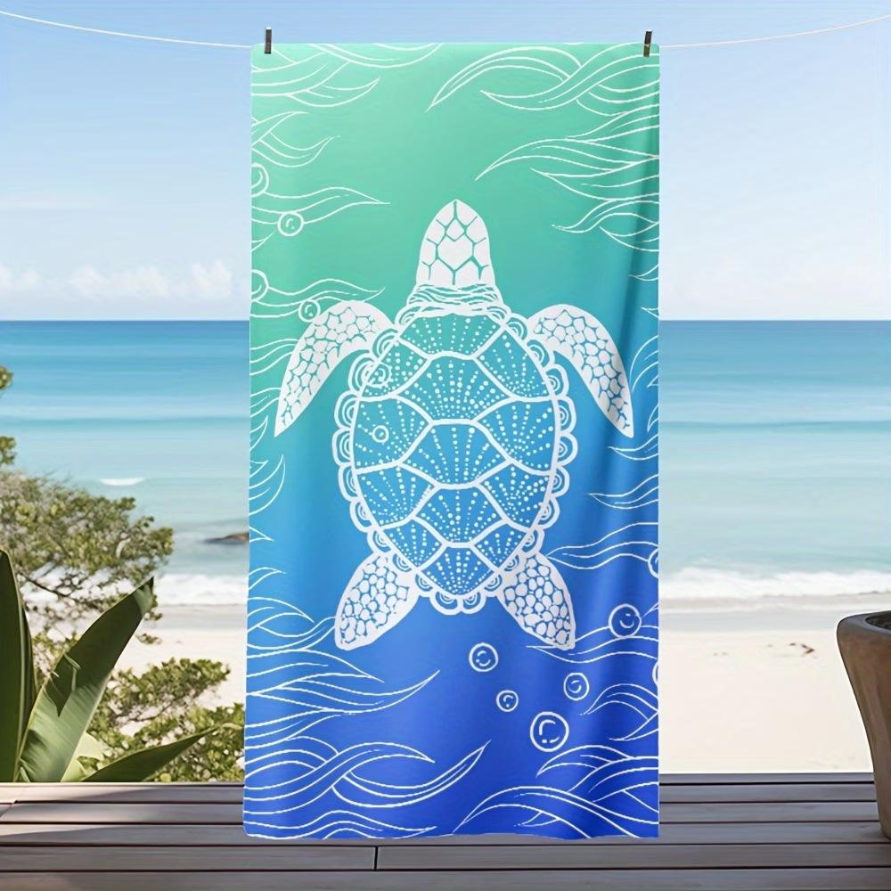 The New Microfiber Turtle Beach Towel Is Popular, And The Water-Absorbing Quick-Drying Bath Towel Does Not Stick To Sand.