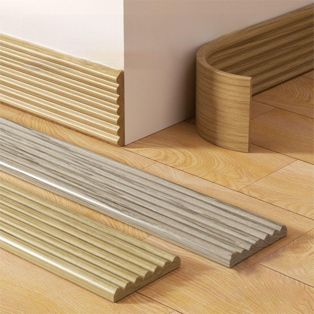 High Quality Thickened Wall Baseboard Self Adhesive Anti-collision Molding Trim 3D Soft Corner Line Home