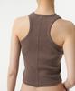 MUSINSA STANDARD WOMAN Women'S Ribbed Pigment Racer Back Tank Top [Brown]