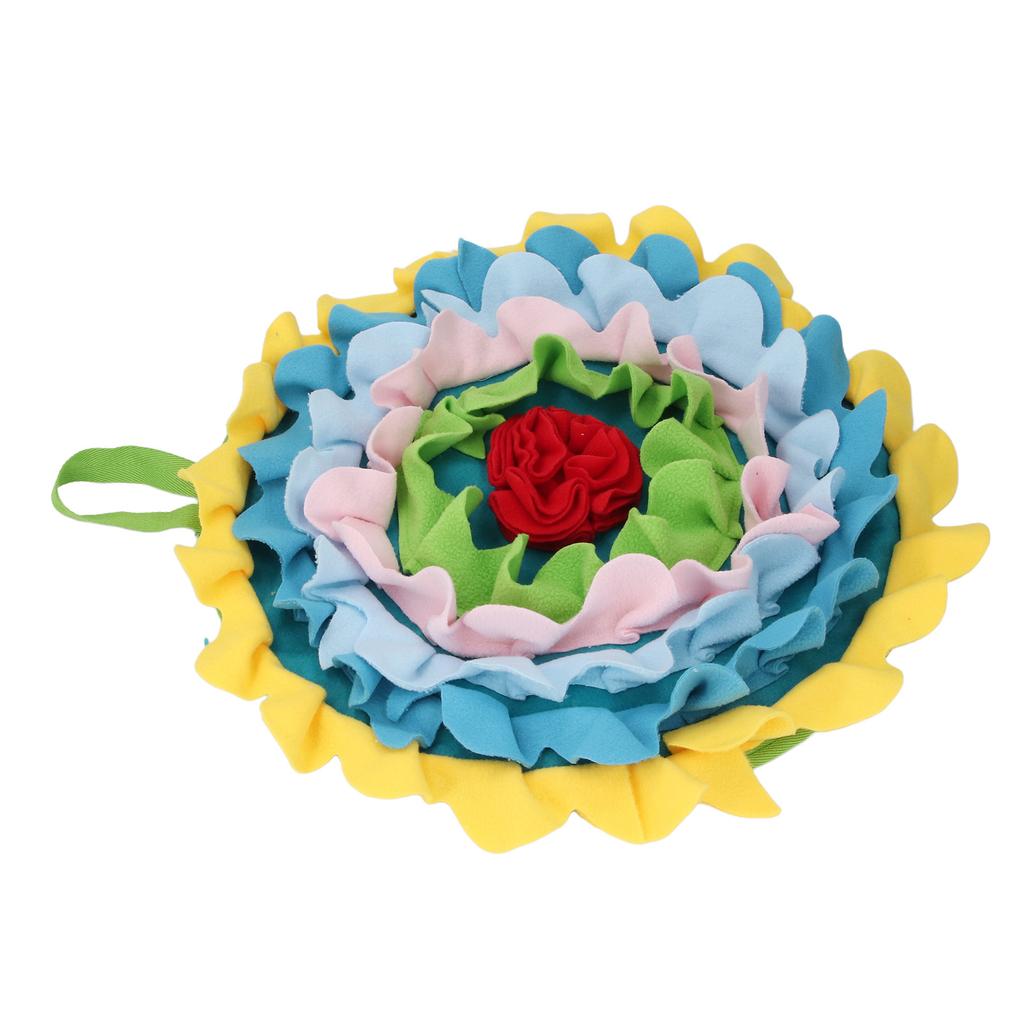 Rabbit Snuffle Mat Polyester Pet Foraging Enrichment Toy Activity Play Bed for Hamster