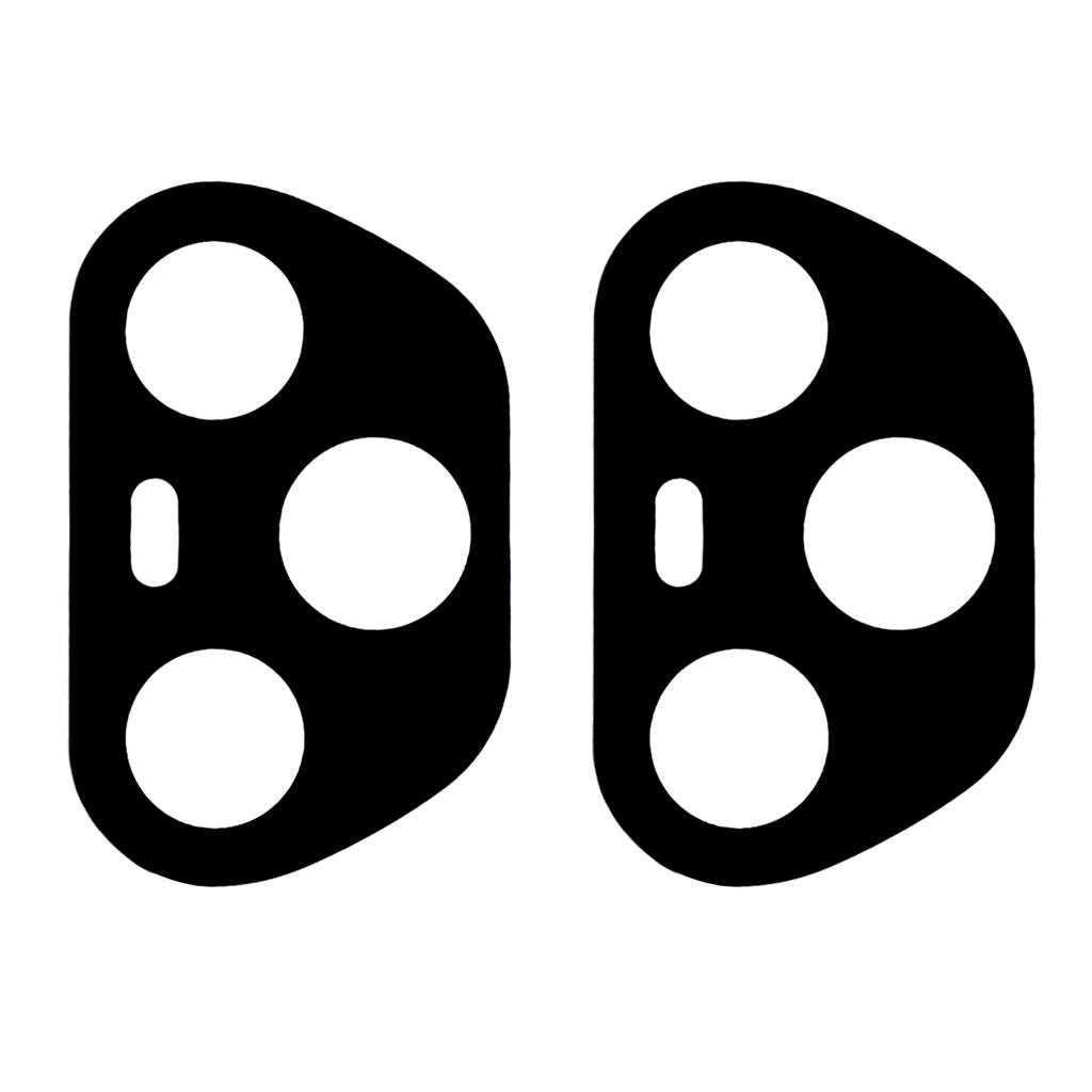 2Pcs For Honor 400 Pro 5G (Global) Camera Lens Protector Silk Printing Lens Film 3D Arc Edge