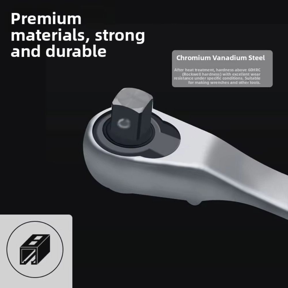 1/4 Zoll Mini-Schnellratsche 72 Zähne Sechskant-Ratsche Manuelle Werkzeuge