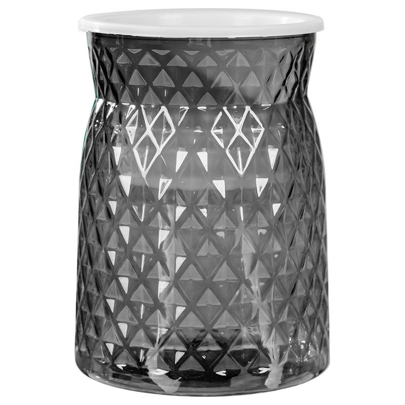 Living Room Desktop Transparent Visible Water Level Resin Flower Pot Simple Flower Arrangement Hydroponic Decoration Imitation G