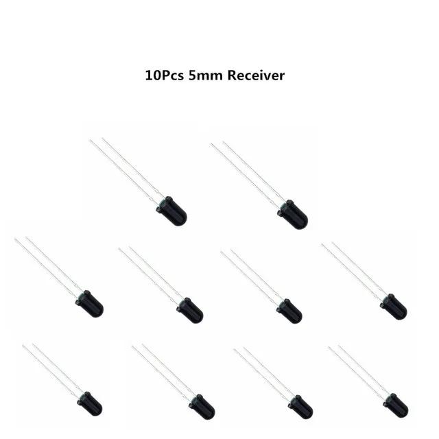 10pairs 3mm 5mm 940nm LEDs Infrared Emitter and IR Receiver Diode Diodes 301A