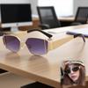 Summer New Retro Square Frame Women'S Sunglasses With Men'S And Women'S Personalized Round Face Uv400 Sunscreen Sunglasses