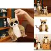 Cute Brown Avahi Laniger Cartoon Plush Doll Kid Toys For Children