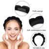 Spa Headband For Women Sponge Headband Face Washing Cute Cloud Thick Hairband For Shower Makeup Skincare