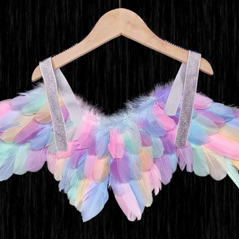 High Quaity Lightweight Angel Wings Foldable Realistic Black Devil Wings Unisex Cosplay Accessories