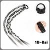 MISSQUEEN 1PCS Synthetic Elastic With Rubber Bands Braided Wig Ponytail Hair Extensions Heat Resistant For Women Cosplay Party Use