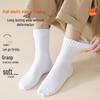 Men's Thick Wool Mid-Tube Terry Socks - Warm, Velvet-Lined, Cold-Resistant for Autumn and Winter