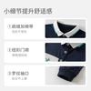 David Bella boys' polo shirt spring outfit new children's long sleeved T-shirt baby contrasting pure cotton top