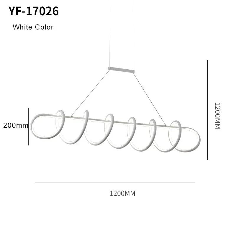 New White/Black Modern LED Pendant Lights Dining room kitchens AC 85-265V Hanging light fixture Luminaire colgante Pendant Lamp