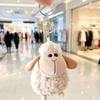 Lamb Sheep Plush Pendant Cartoon Soft Lamb Doll Ornament Mini Sheep Plush Keychain  Kids Gift