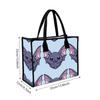 Cute Cartoon Bat Pattern Casual Tote Bag Portable Daily Shoulder Handbag