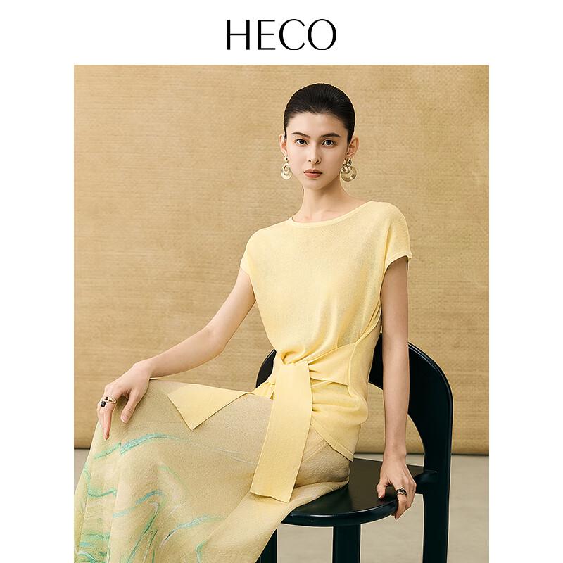 HECO Women s New Chinese Style Knit T-shirt L