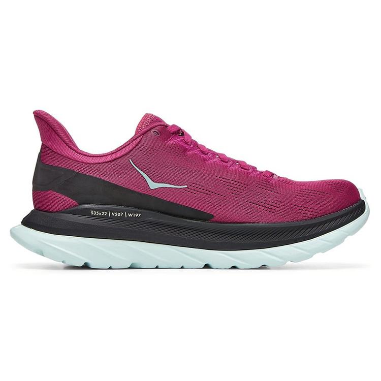 Hoka One One Mach 4 Low Top Running Shoes Women Running Shoes Purple 1113529-FFBL