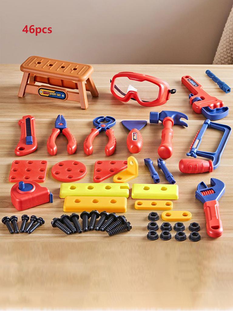 Children Toolbox Toy Boy Simulation Maintenance Electric Drill Platform Repair Baby Screw Assembly