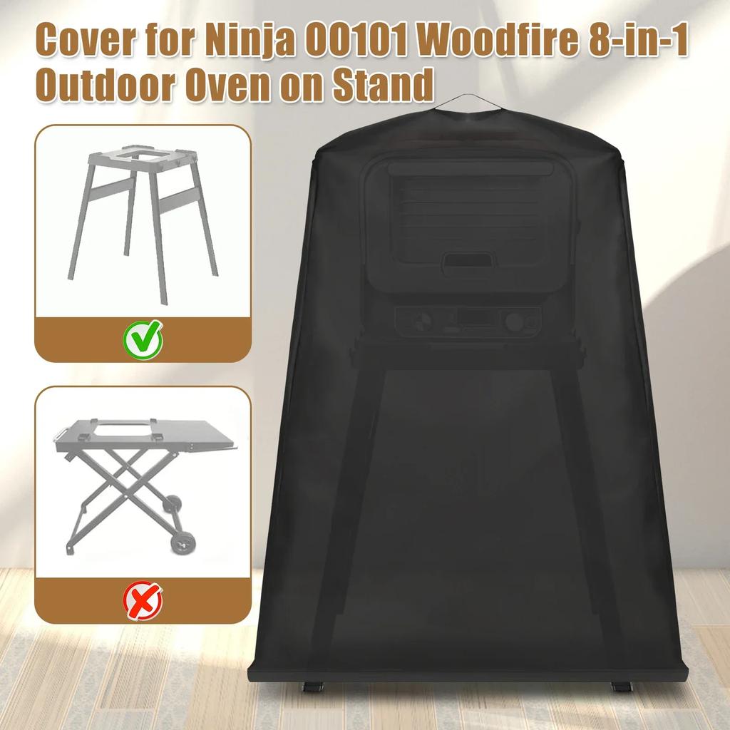 Pizza Oven Cover for Ninja OO101 Woodfire 8-in-1 Outdoor Pizza Oven Oxford Cloth Waterproof Dustproof Covers BBQ Accessories New