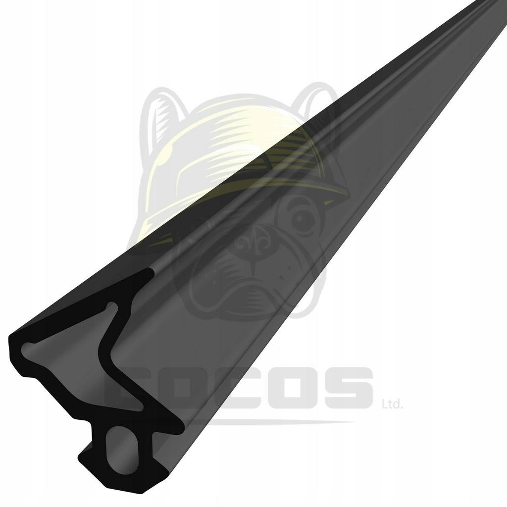Seal for PVC windows S-1110 DECEUNINCK BLACK 1m
