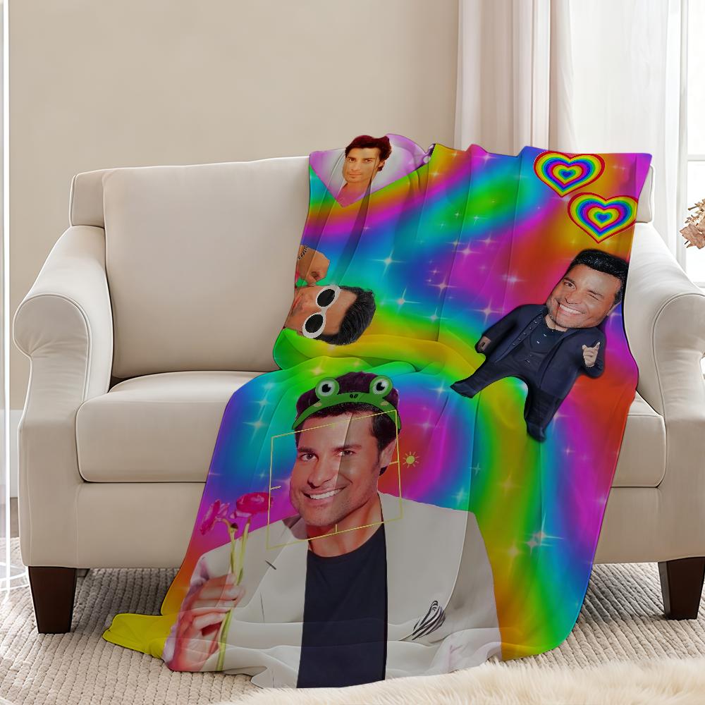 Chayanne Puerto Rican Singer Blanket Throw Super Cosy Plush Living Room Sofa Couch Childish Birthday Gifts