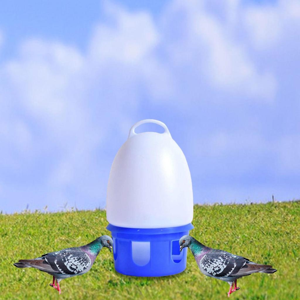 Pigeon Drinker Bird Water Bucket Cage Accessories Dispenser for Peacock