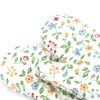 1 Pair Oven Gloves Non Slip Flower Grass Pattern Heat Resistant Microwave Mitts for Cooking Kitchen