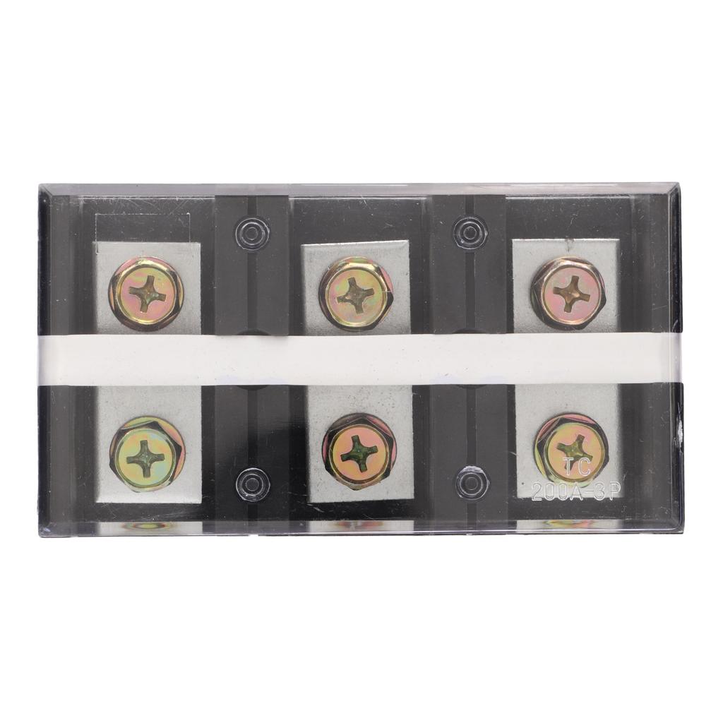 Terminal Strip Dual Row High Current Screw Terminal Block with PC Cover for Lighting Power