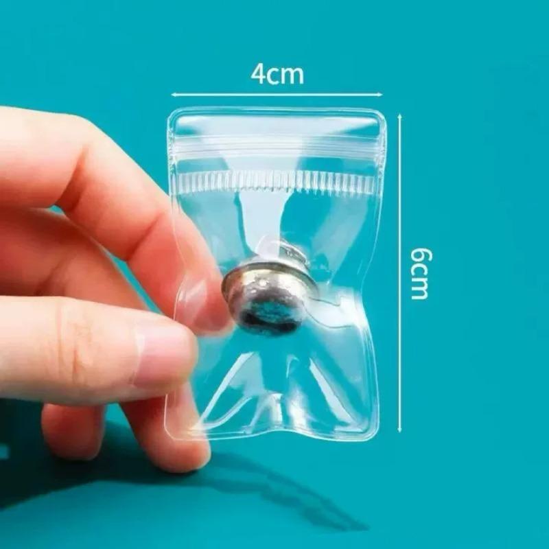 

Jewelry Storage Album, Transparent PVC Storage Book, Earring, Necklace, Bracelet, Ring Storage Bag, Anti-oxidation Jewelry Bag 10pcs