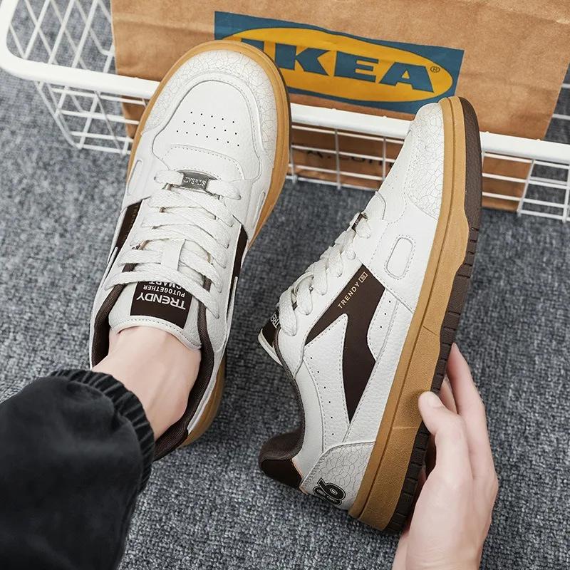 Modedesigner Rutschfeste Plateauschuhe für Herren Frühling Herbst Weichsohlige Lässige Sneaker Mann Mode Frühling Herbst Luxusschuhe Männlich