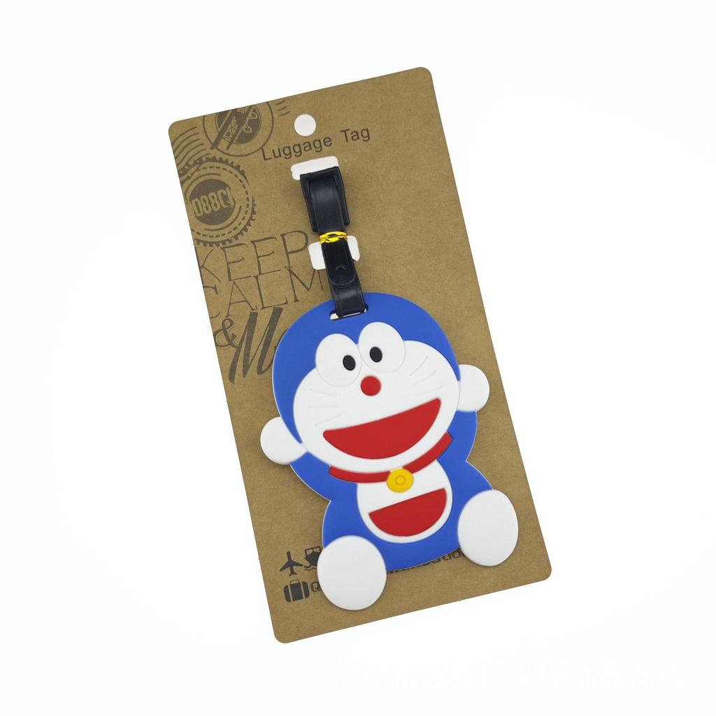 Anime Character Luggage Tag: Featuring Naruto, Dragon Ball, and Doraemon Designs