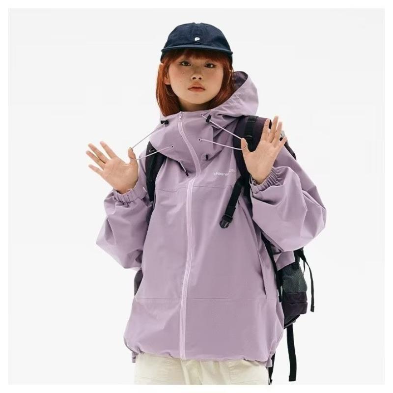 Men's American-Style Windproof & Waterproof Outdoor Jacket, Couple's Trendy Spring/Autumn Sportswear for Mountaineering