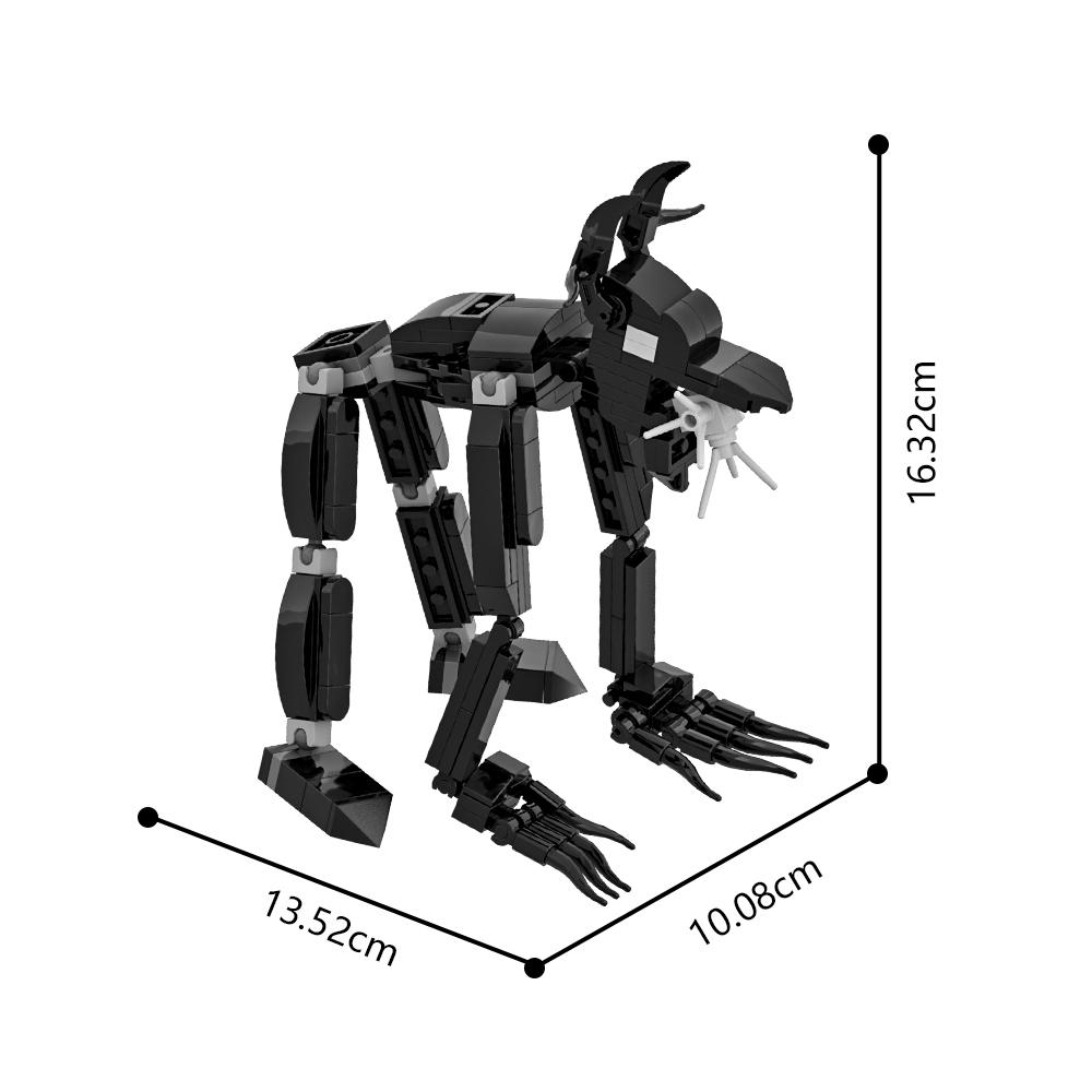 MOC Hot Game Robloxes Grace Figure Model Building Blocks Entities Dozer Slight Gallery Elkman Monster Doll Bricks Toy Gift