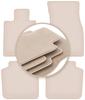 PREMIUM Beige Floor Mats For: BMW 7 G12 Sedan Long 2015-