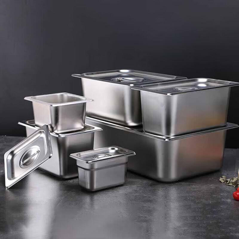 304 Stainless Steel Buffet Food Pan with Lid