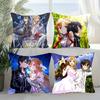 S-Sword Art O-Online Anime Pillow Case Sofa Cushion Cover Room Home Decoration