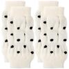 4Pcs Pet Leg Sleeves for Dogs Warm Breathable Cotton Leg Warmers Cold Weather Protection Elastic Fit Dog Elbow Cover Stylish Pet
