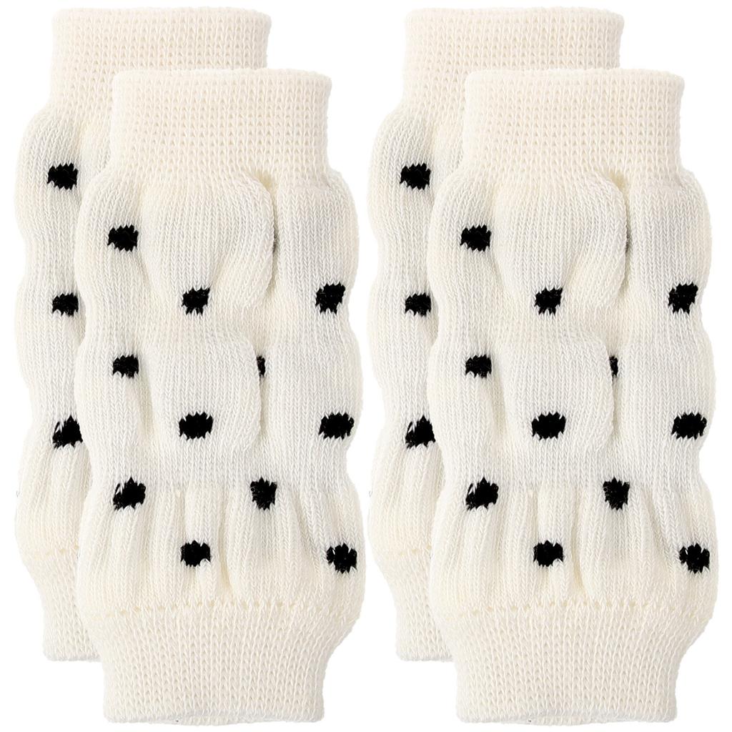 4Pcs Pet Leg Sleeves for Dogs Warm Breathable Cotton Leg Warmers Cold Weather Protection Elastic Fit Dog Elbow Cover Stylish Pet