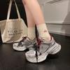 Art student~ casual dad shoes women's spring and autumn new thick-soled mesh breathable versatile sports shoes