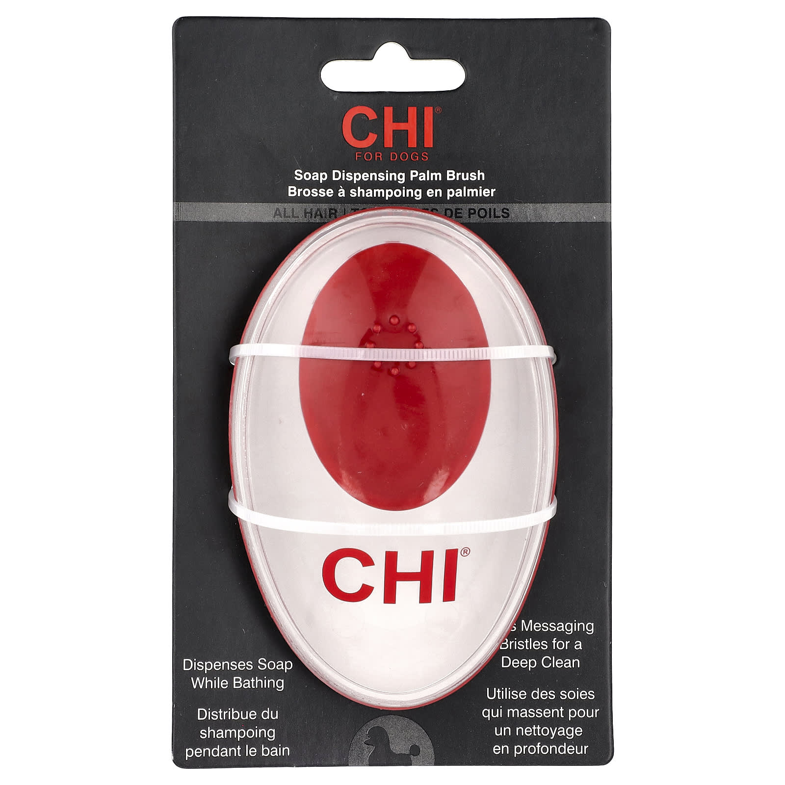 

CHI для собак, Диспенсерная ладонная щетка, для собак, 1 шт.