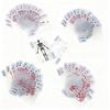 Human Skeleton Knowledge Poker Cards, Transparent PVC Waterproof Cards, Educational Gifts and Collectibles for Medical Students