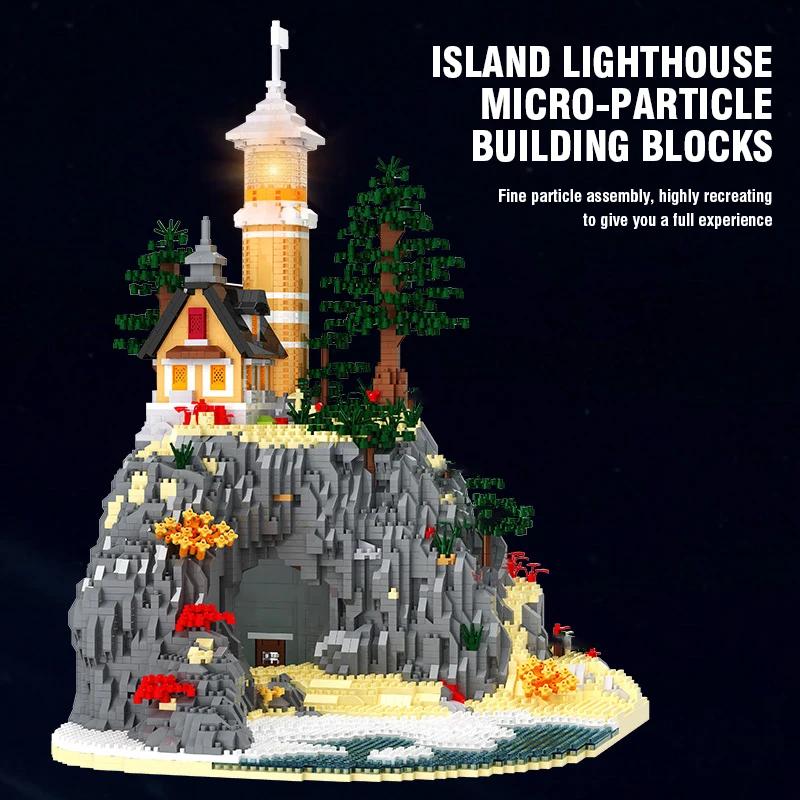Lighthouse Building Block Toy 5100 Pieces Diy Brick Construction Education Toys Games Children Kids Boyfriend Girlfriend Gifts