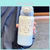 Maltese Kids Insulated Water Bottle With Straw Lock Portable For School And Travel