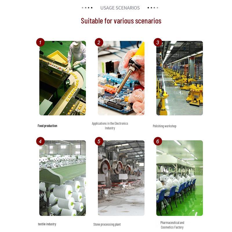 Industrial 220V Antistatic Vacuum Cleaner with Manual Dust Shaking for Carbon Powder