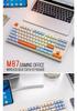Free Wolf M87 Bluetooth Mechanical Feel Keyboard for Cloud Gaming & Office, Compatible with Xiaomi Tablets, Phones, and Computers