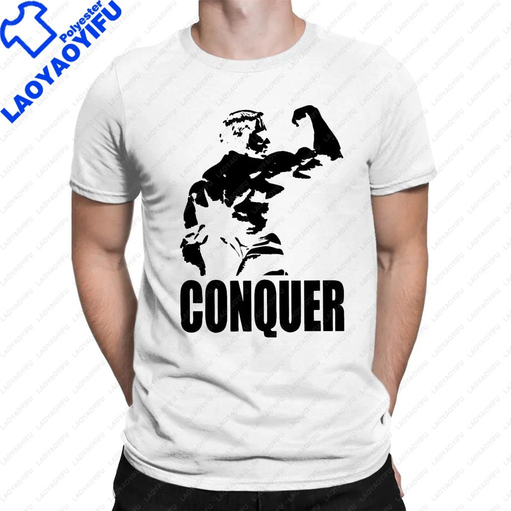 Arnold Schwarzenegger Mr Olympia Unisexs Tshirt Balck White Fashion Oneck T Shirt Fashion Short Sleeve Unisex Teeshirt Male Tees